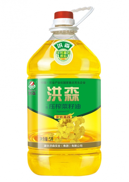 广东洪森一级压榨菜籽油（5L）